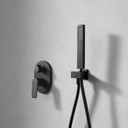 Kit de douche encastrable Flat mural carré