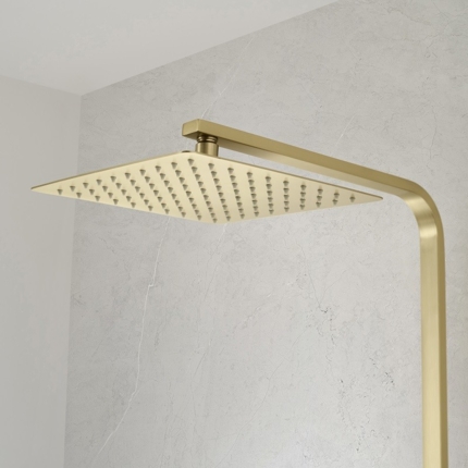 Colonne de douche thermostatique carré Slim