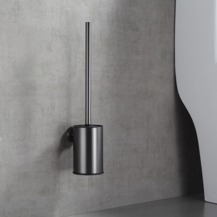 Brosse WC suspendue Gun métal