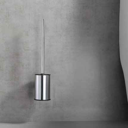 Brosse WC suspendue chrome