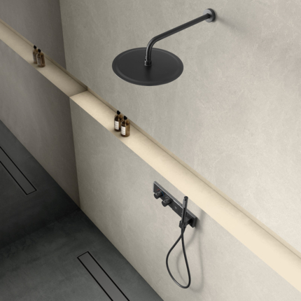 Kit de douche thermostatique Rainhub rond 2 fonctions