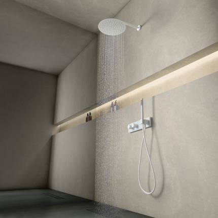 Kit de douche thermostatique Rainhub rond 2 fonctions
