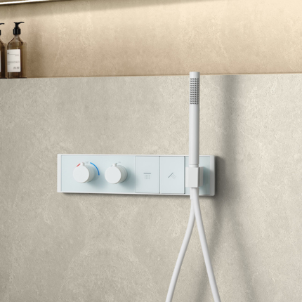 Kit de douche thermostatique Rainhub rond 2 fonctions