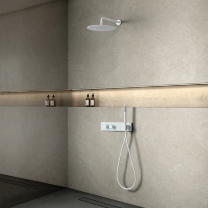 Kit de douche thermostatique Rainhub rond 2 fonctions
