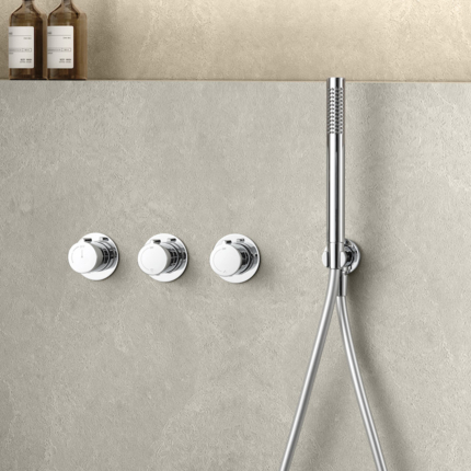 Kit de douche encastrable 3 trous avec plafond pluie RainShower