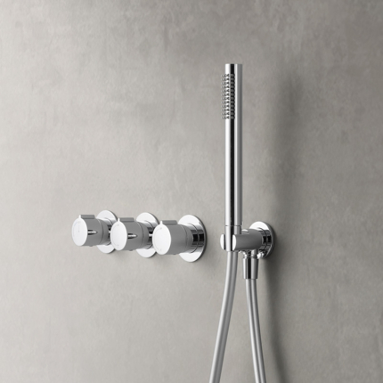 Kit de douche encastrable 3 trous 