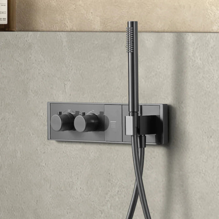 Kit de douche Rainhub avec plafond pluie RainShower 2 fonctions
