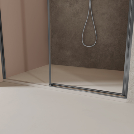 Porte de douche coulissante Slimline 120 et 140 cm 