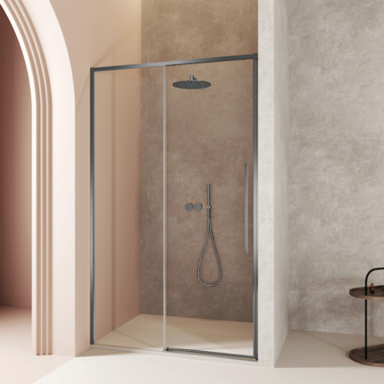 Porte de douche coulissante Slimline 120 et 140 cm 