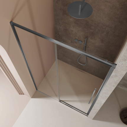 Porte de douche coulissante Slimline 120 et 140 cm 