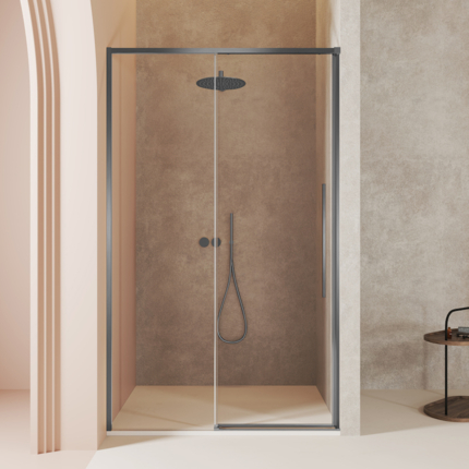 Porte de douche coulissante Slimline 120 et 140 cm 