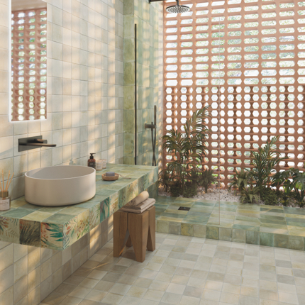 Carrelage Aqua mat piscine