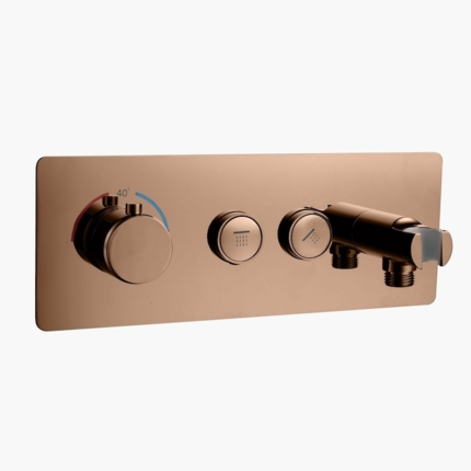Robinet thermostatique encastré avec 2 fonctions SmartButton