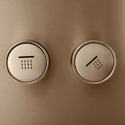 Kit de douche encastrable Smart Button rond