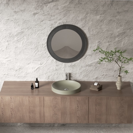 Vasque semi encastrée ronde Mod 45 cm 