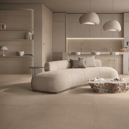 Carrelage Terrae cannelé mat 60 x 120 cm