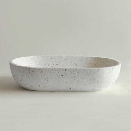 Vasque Oval terrazzo 55 cm 