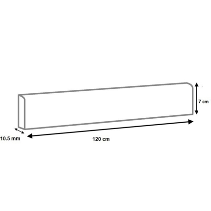 Plinthes carrelage Country Wood mat