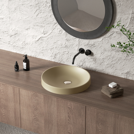 Vasque semi encastrée ronde Mod 45 cm