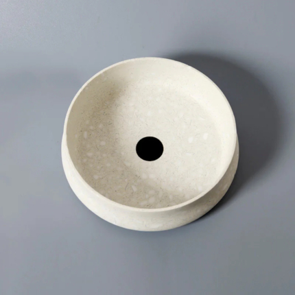 Vasque terrazzo Quartz 38 cm avec défaut