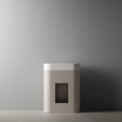 Lavabo Totem cannelé Sillage