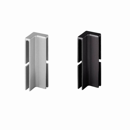 Angle rentrant pour cornières pour terrasse