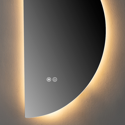 Miroir Led 55 cm + 40 cm Fusion