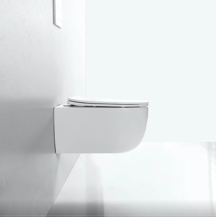 Pack WC suspendu O-Flush Voga blanc mat