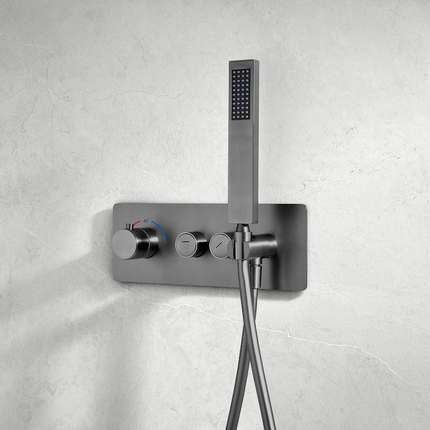 Kit de douche encastrable Smart Button carré