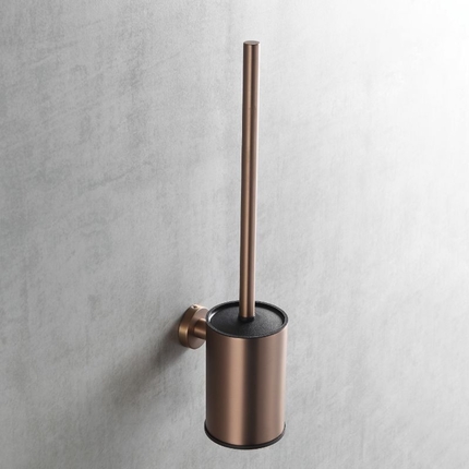 Brosse WC suspendue bronze brossé