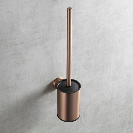 Brosse WC suspendue bronze brossé