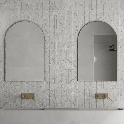 Carrelage Relief Géo Mat 25x75 cm