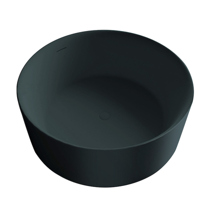 Baignoire ilot ronde Cenote black sea Mat 130 cm 