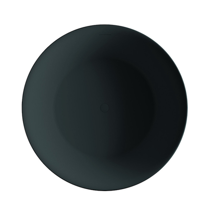 Baignoire ilot ronde Cenote black sea Mat 130 cm 