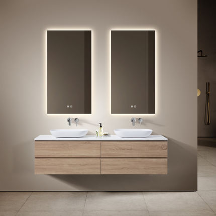 Customizable countertop washbasin unit Alia