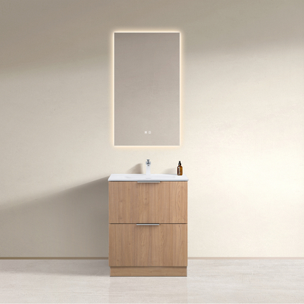 Cabinet Feety Fluted 70 inset basin