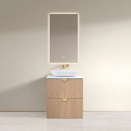 Meuble Feety Cannelé 70 vasque à poser 