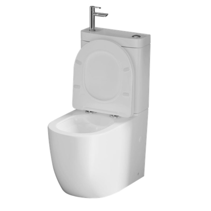 Pack wc à poser avec lave main intégré Uniqo