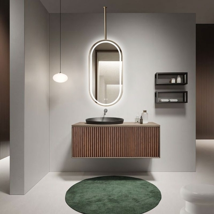 Miroir LED suspendu au plafond Psyché Double face