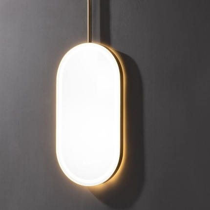 Miroir LED suspendu au plafond Psyché Double face