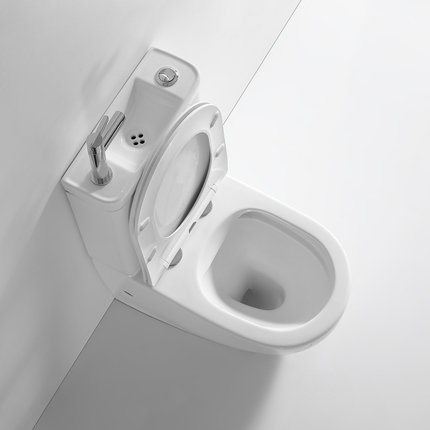 Pack wc à poser avec lave main intégré Uniqo