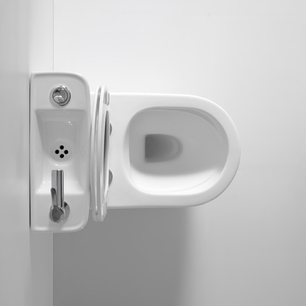 Pack wc à poser avec lave main intégré Uniqo