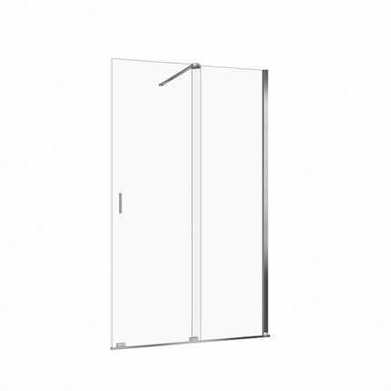 Paroi à l'italienne avec coulissante Ingenia 120 cm 