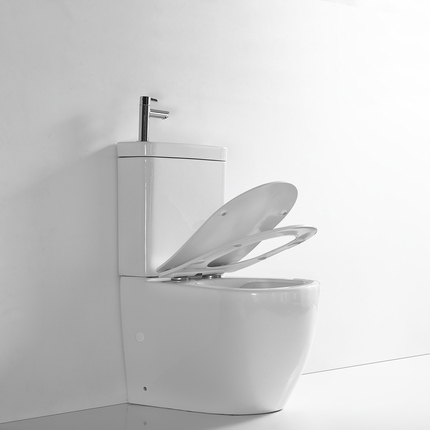 Pack wc à poser avec lave main intégré Uniqo