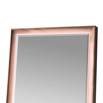 Miroir rétroéclairé bois noyer Tosca
