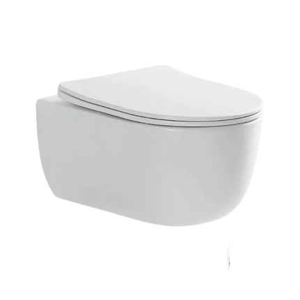 Cuvette suspendue rimless Voga blanc mat