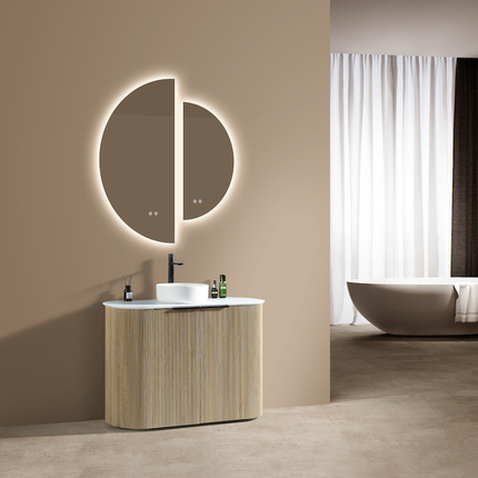 Woven floor cabinet, 110 cm 