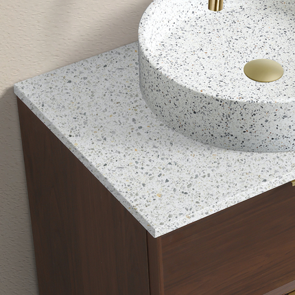Meuble Borda Noyer plan en terrazzo