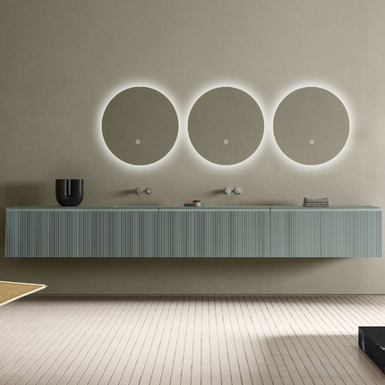 Miroir rond Led Moon 40 cm 