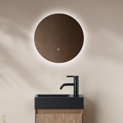 Miroir rond Led Moon 40 cm 